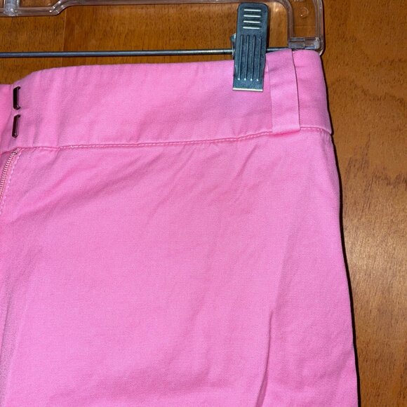 Talbots Womens Pink Chatham Pants 4P Cotton Blend - Picture 2 of 6